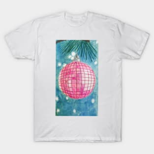 Funky Christmas discoball T-Shirt